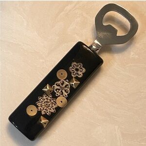 Anthropologie Vintage Gilded Snowfall Gold Flecks Bottle Opener